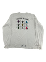 Chrome Hearts Multi Rainbow Foti Teeter Harris White Long Sleeve Tee
