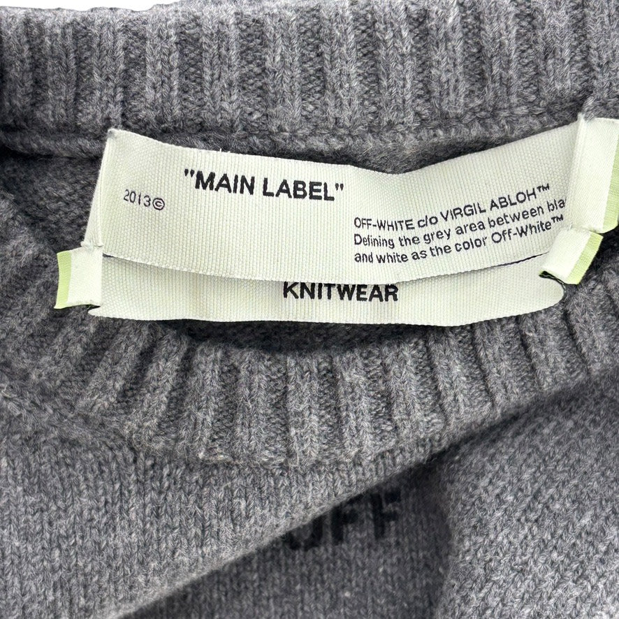 Off White Grey Sweater