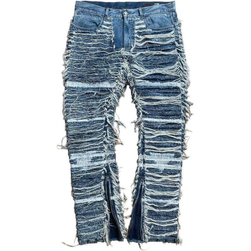 Alyx Blackmeans Frayed Jeans "Light Wash" - Lightly Worn