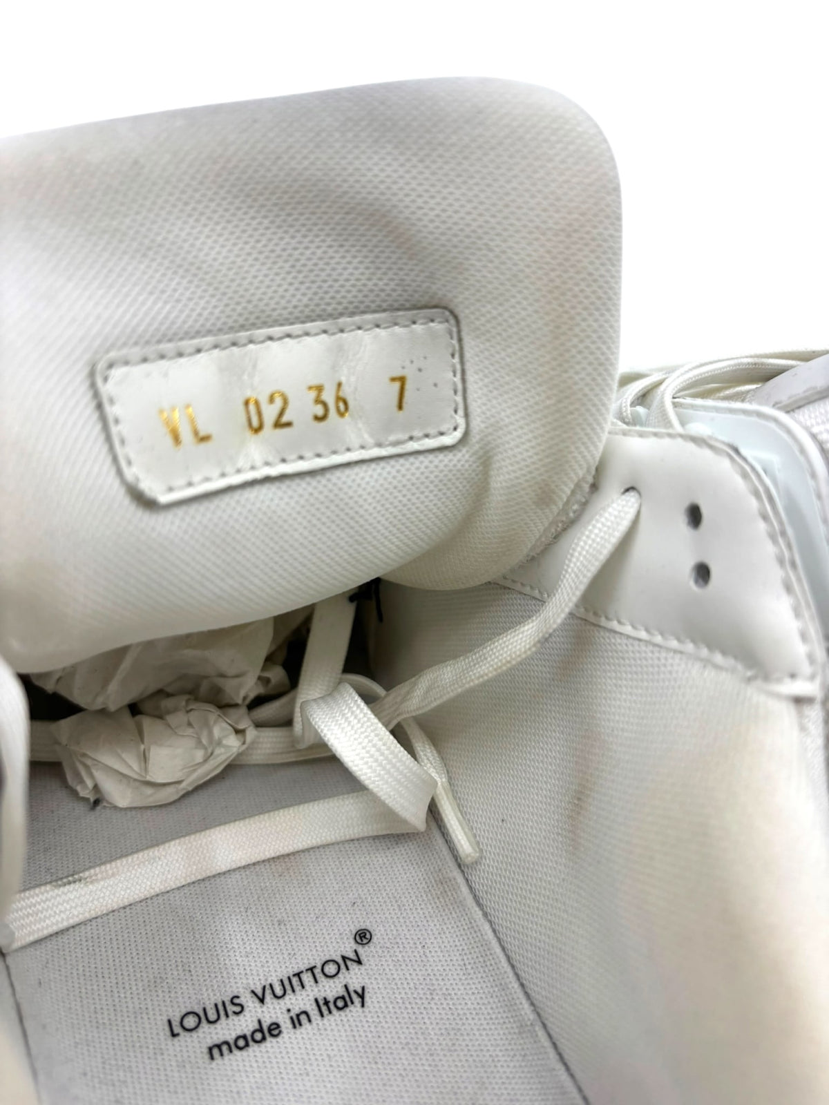 Louis Vuitton LV Trainer White Monochrome