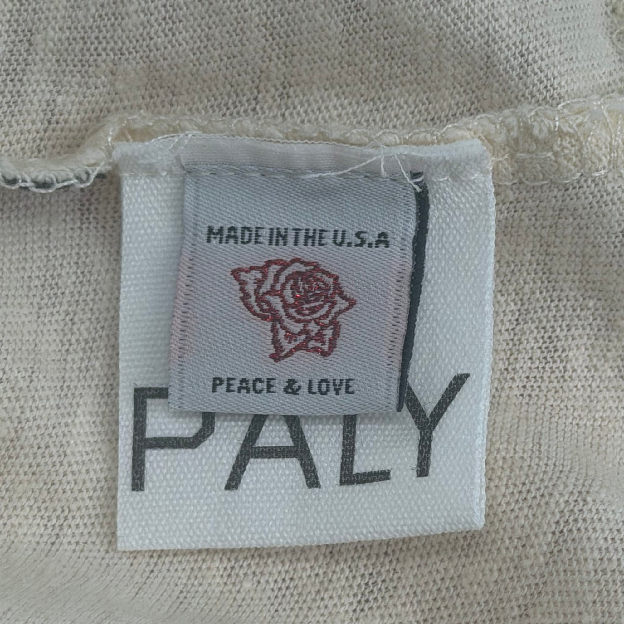 Paly Hollywood Chelseay Hotel Tee 'Vintage Cream'