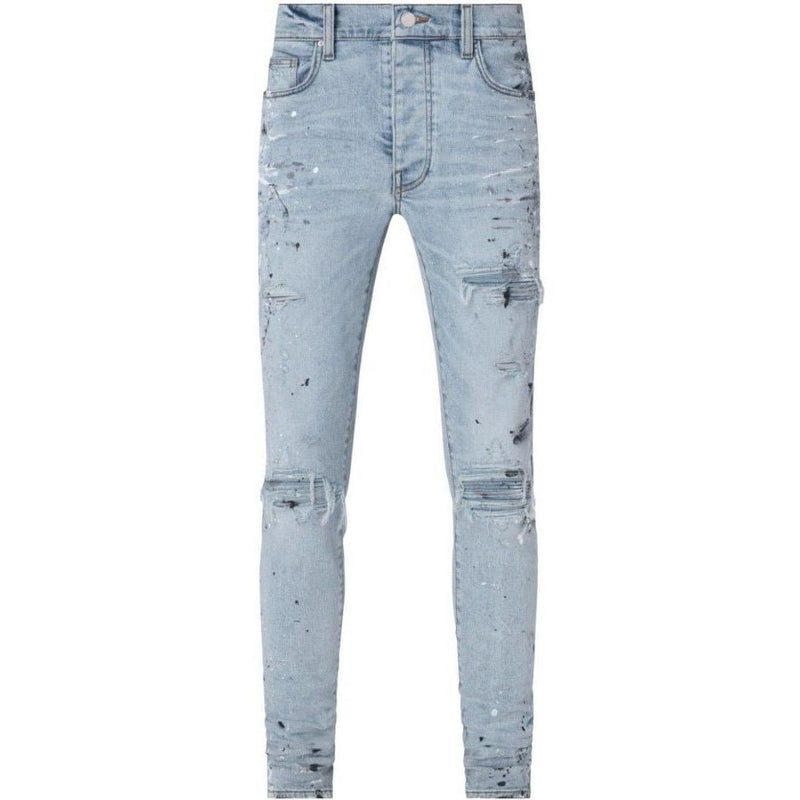 Amiri MX1 Painted Jeans "White Patch" - Lightly Worn