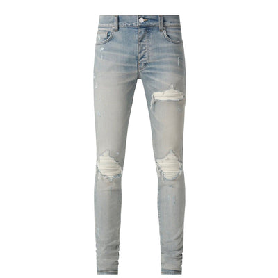 Amiri MX1 Ultrasuede "White Patch" - Lightly Worn
