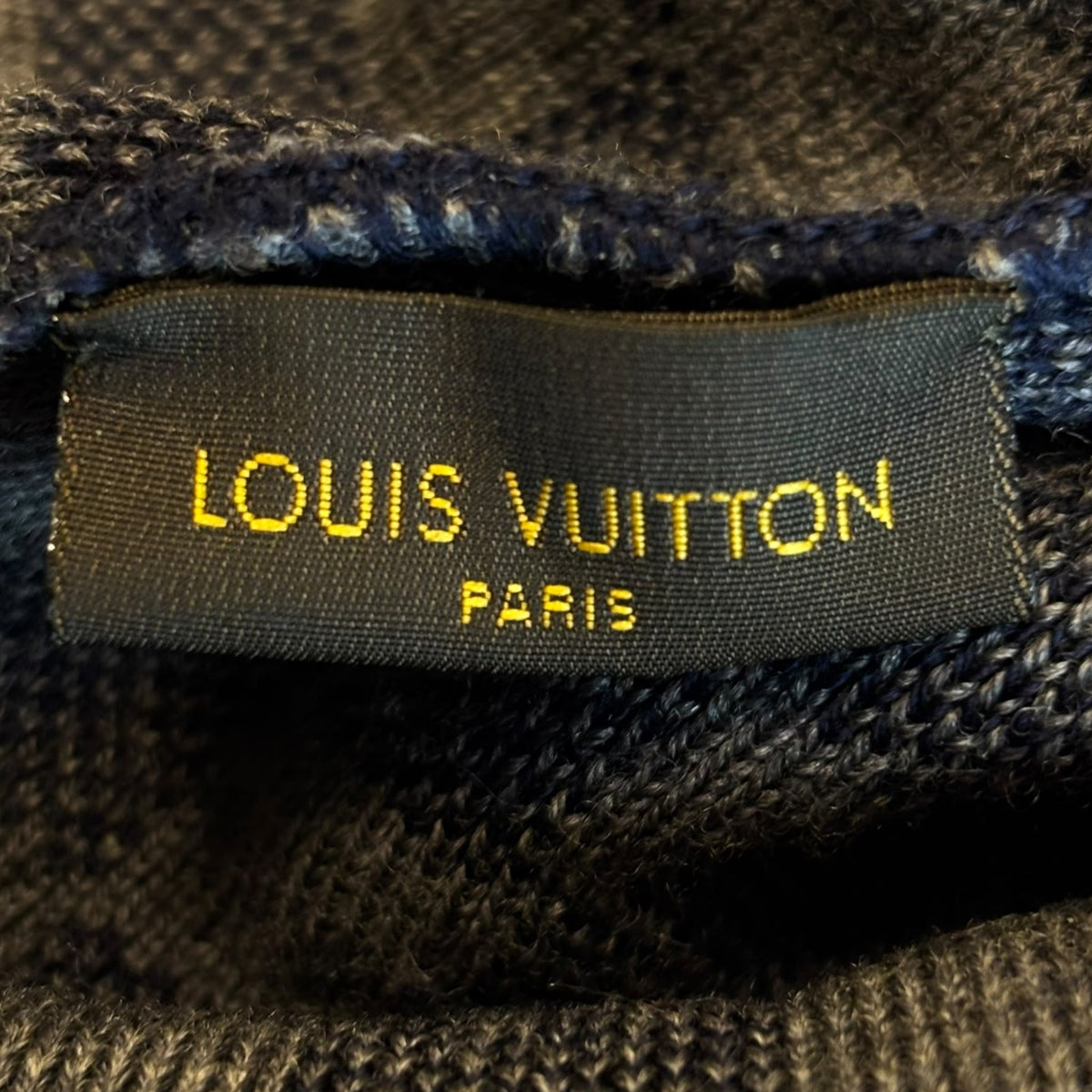 Louis Vuitton Damier Initiales Beanie Black