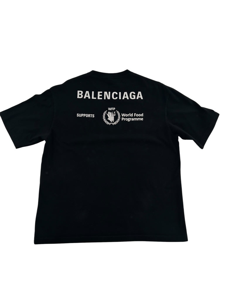 Balenciaga - World Food Programme Printed Cotton-Jersey T-Shirt - Black