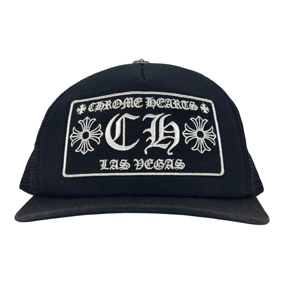 Chrome Hearts CH Las Vegas Trucker Hat Black/Black