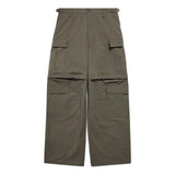 Balenciaga Unity Logo Nylon Cargo Pants Green