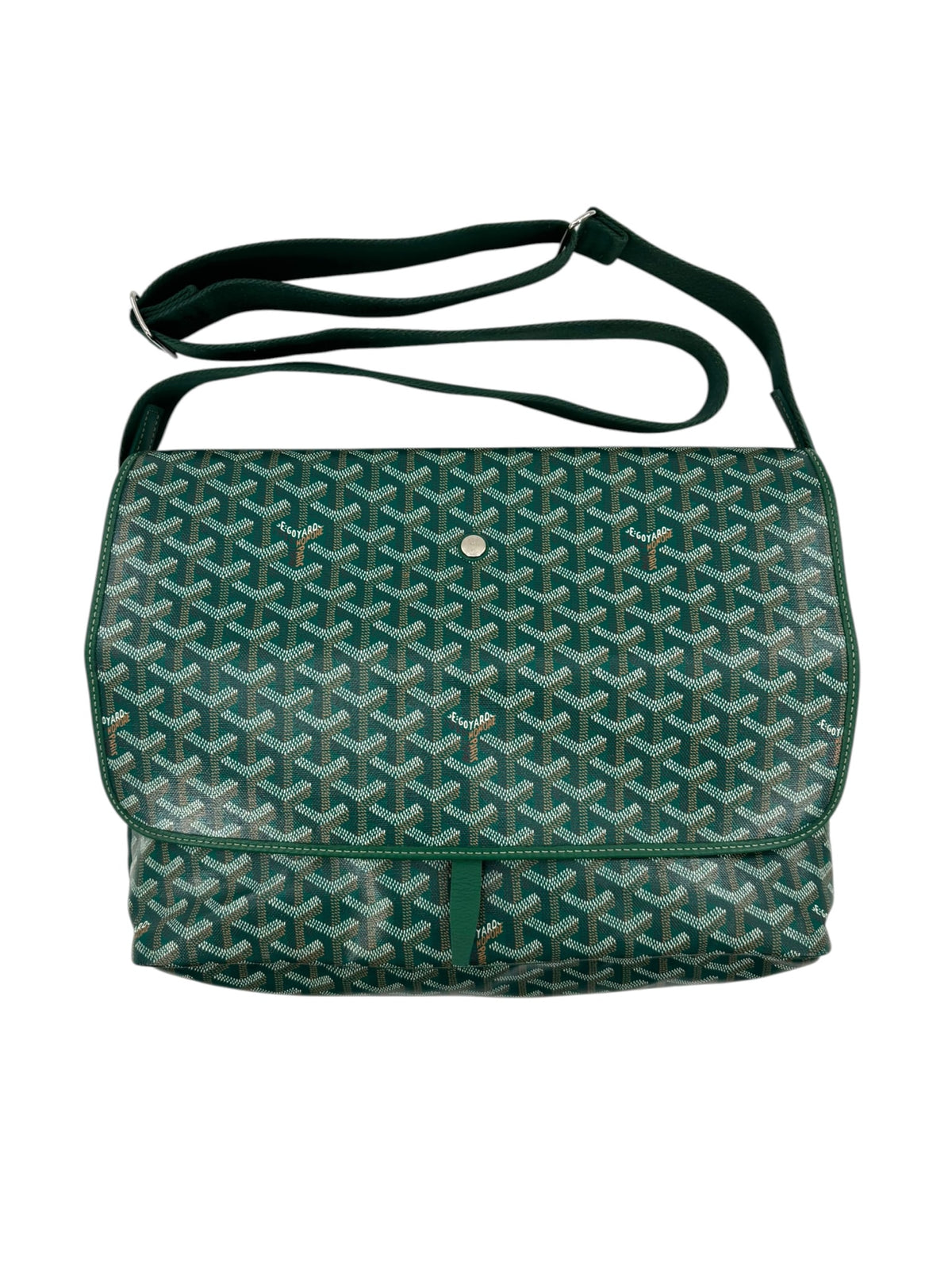 Goyard Capetien Messenger GM Green