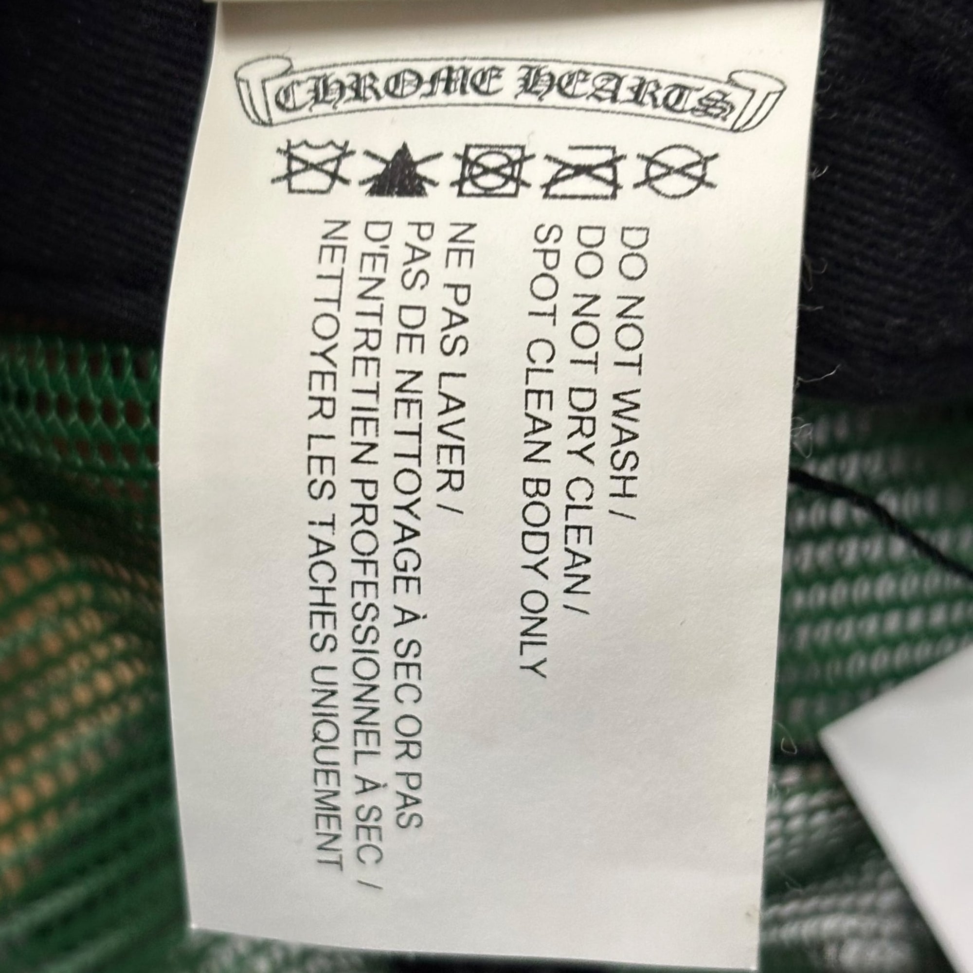 Chrome Hearts CH Hollywood Trucker Hat Black/Green