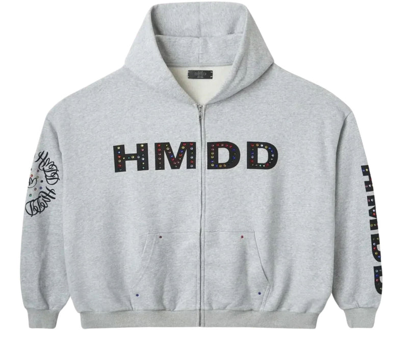 HMDD Chimestone Zip Up Grey