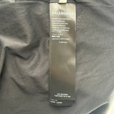 Balenciaga AI Logo Inside Out Oversized Shirt Black Faded