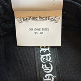 Chrome Hearts Dagger Denim Baseball Hat Black White