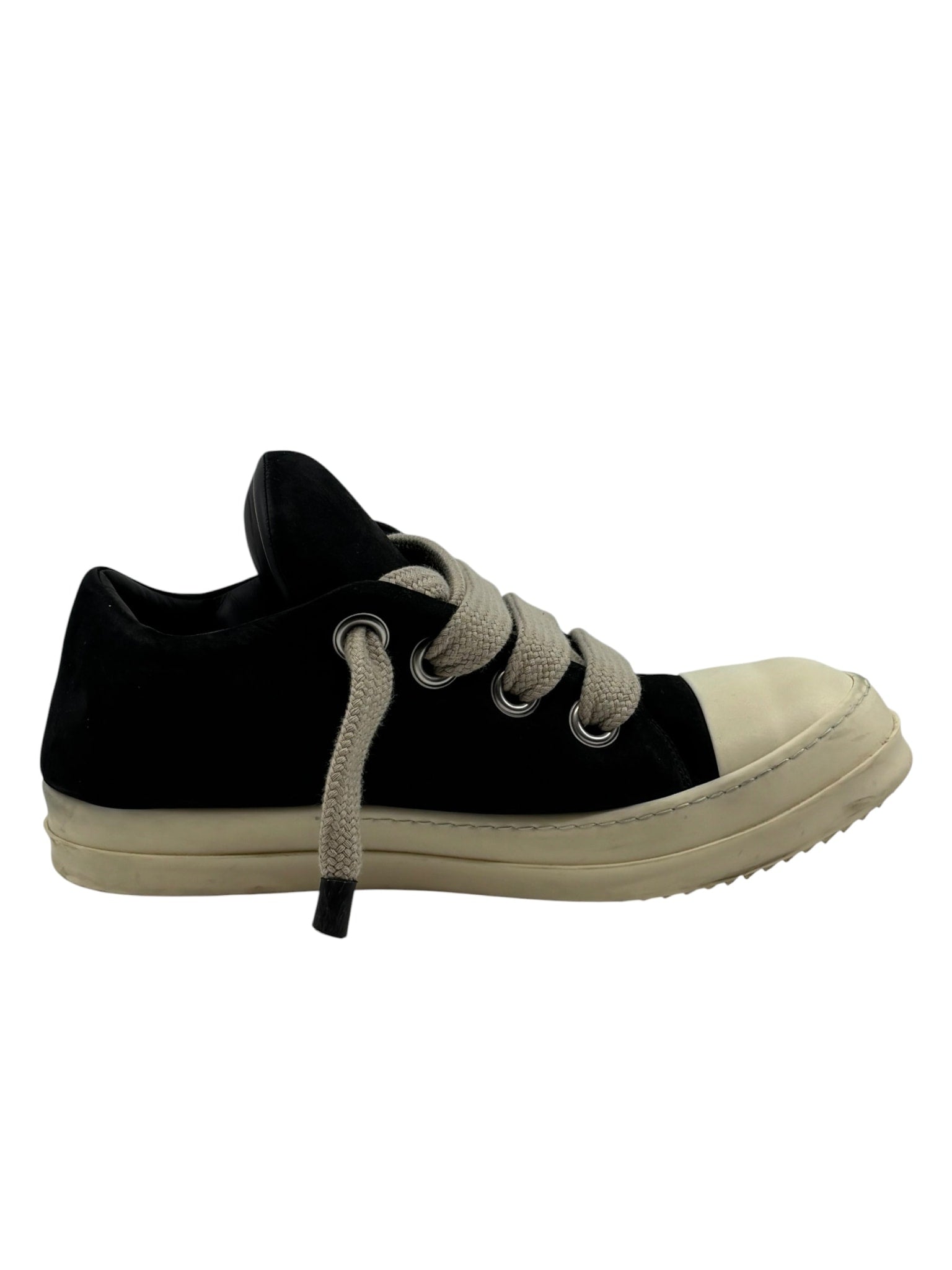 Rick Owens Padded Jumbo Lace Ramone Low Black (No Insole)