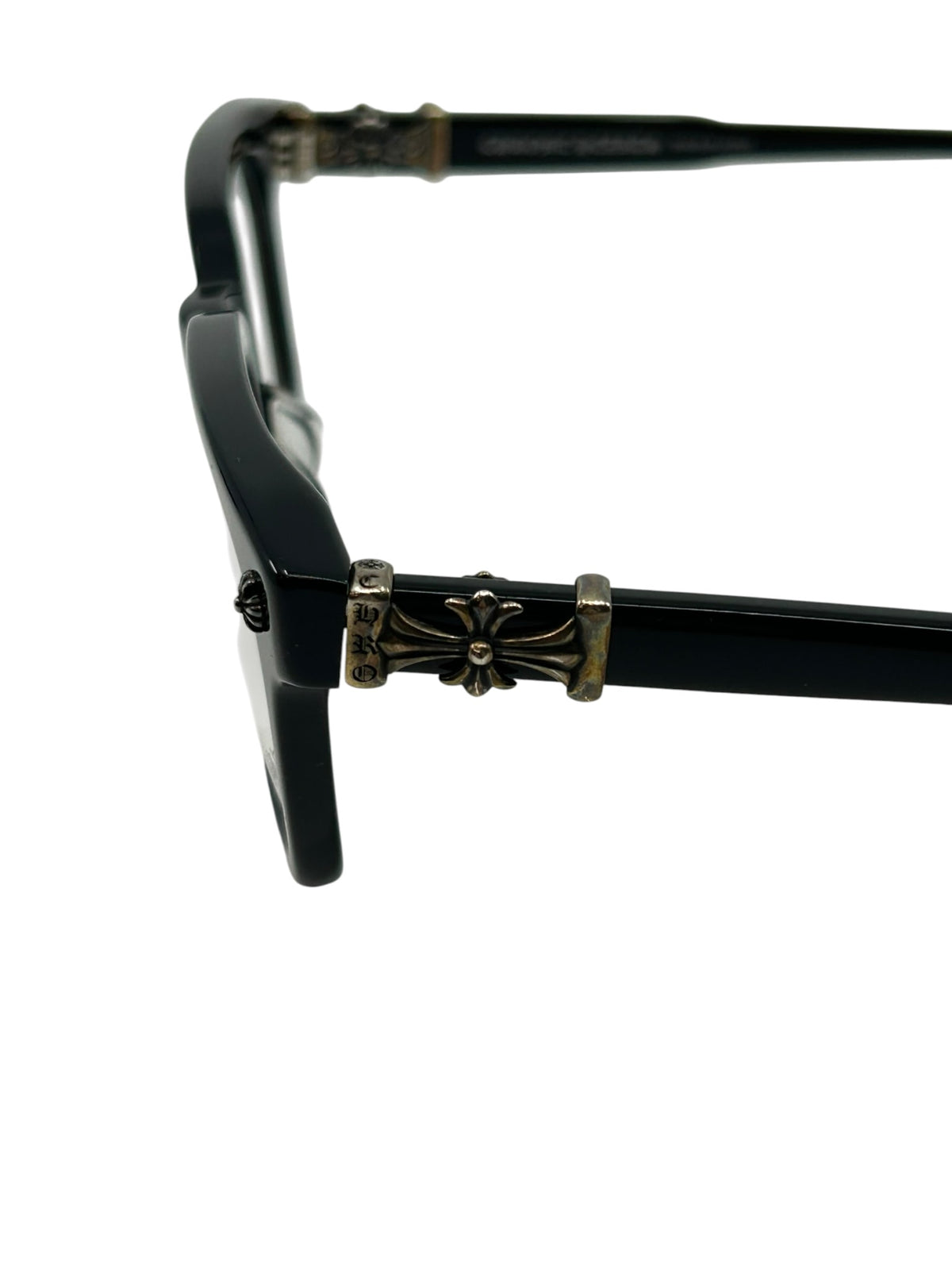 Chrome Hearts Cox Ucker Glasses Black Silver