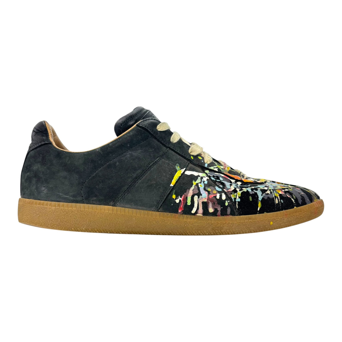 Maison Margiela Paint Replica German Army Trainer (GAT) Black