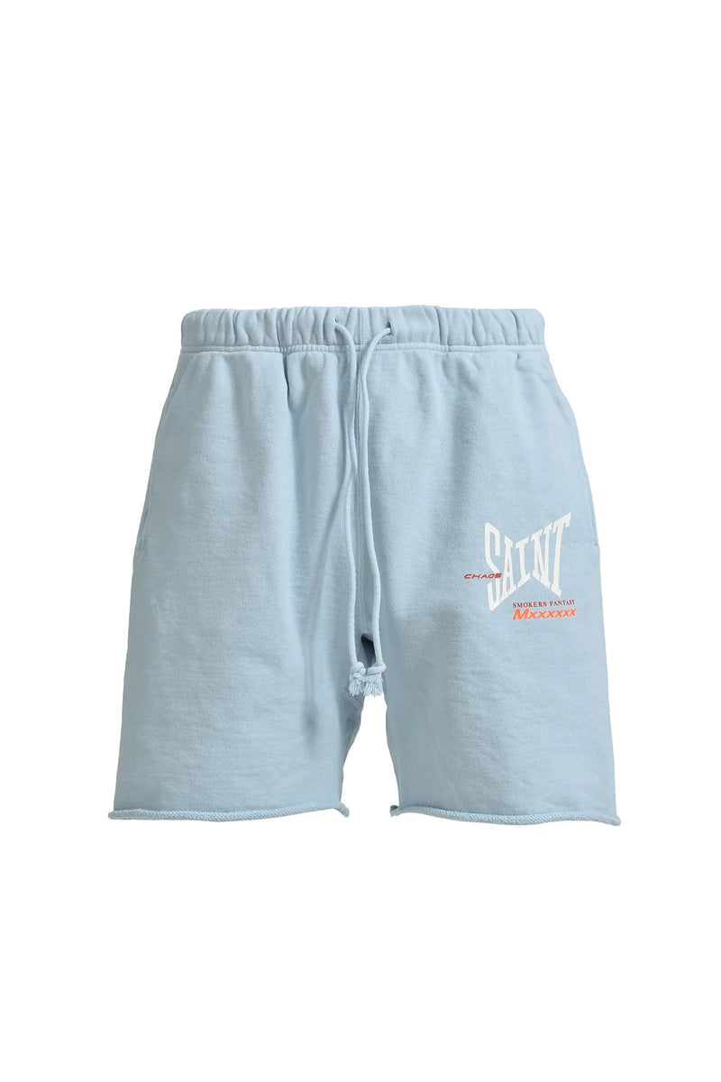 Saint Michael Smokers Fantasy Shorts "Blue"