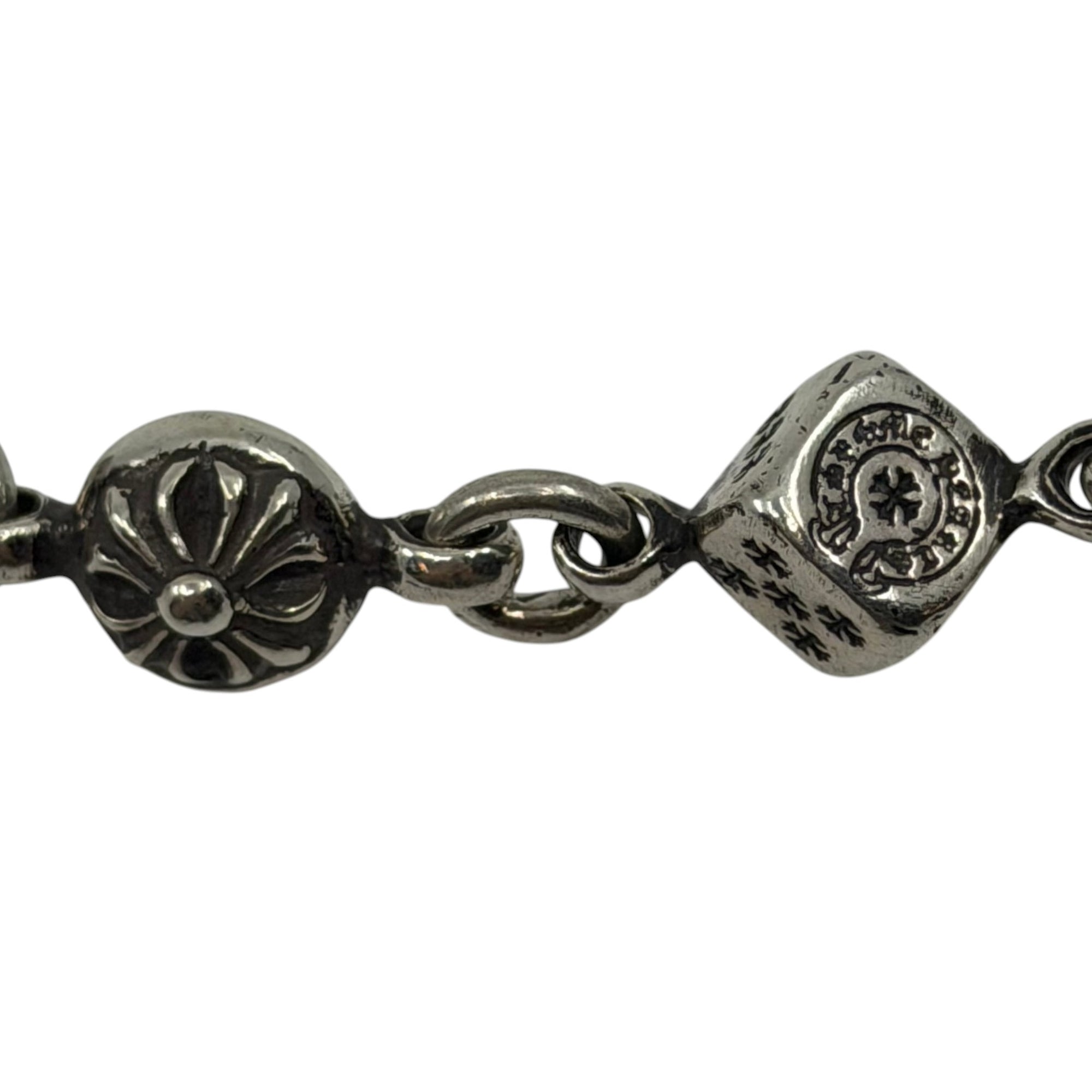 Chrome Hearts 14 Link Lobster Clasp Wallet Silver Chain