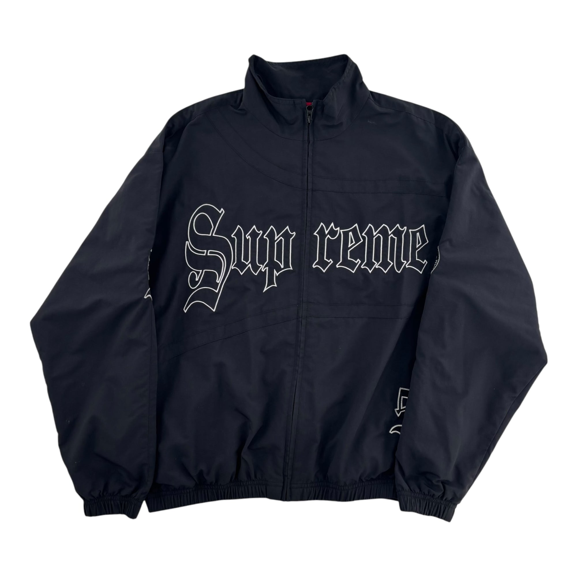 Supreme Old English Track Jacket Black