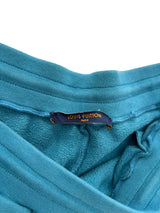 Louis Vuitton Embriodered Pin Logo Sweats Blue