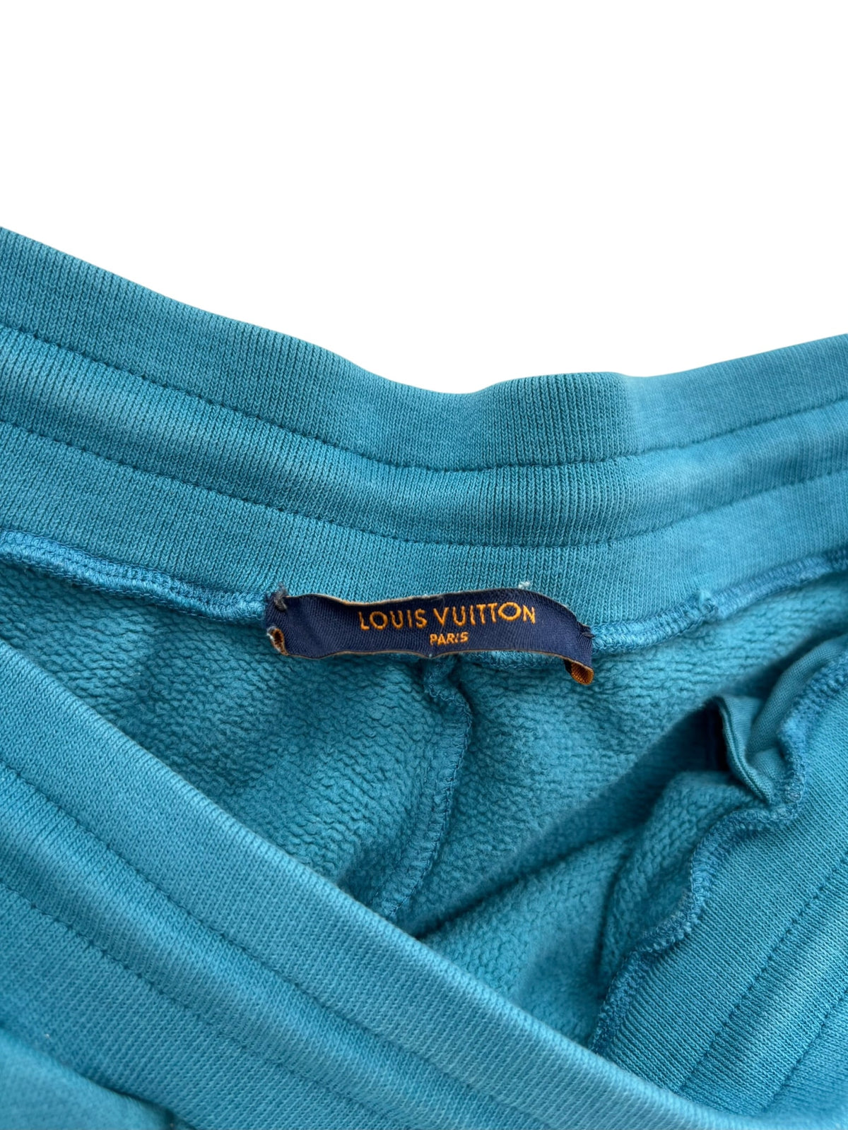 Louis Vuitton Embriodered Pin Logo Pants Blue