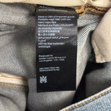 Amiri Blue Boucle Jeans