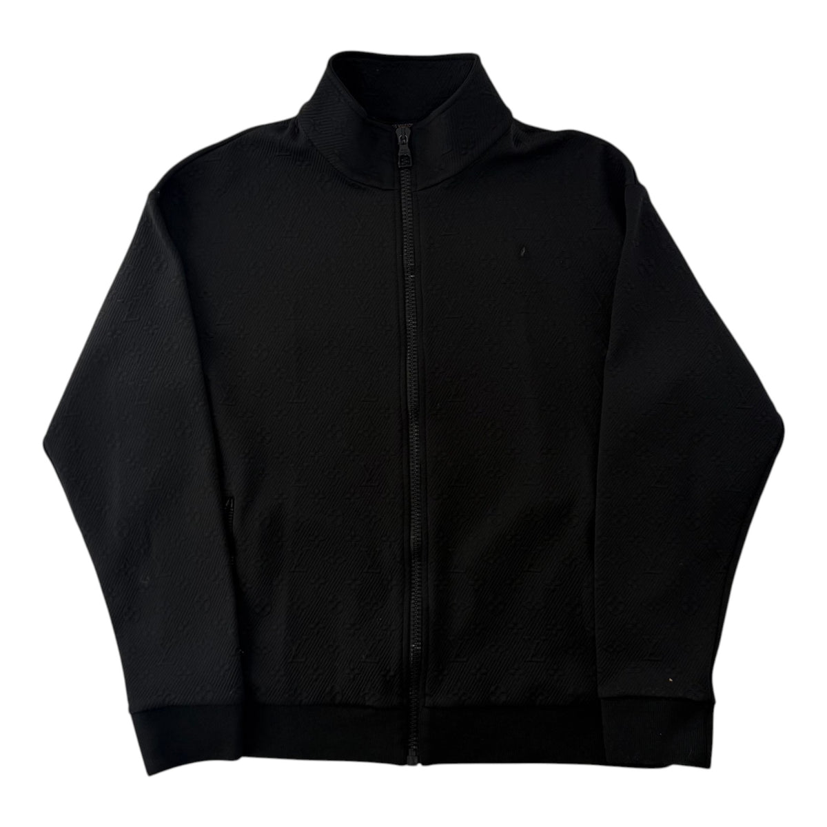 Louis Vuitton Jacquard Monogram Track Jacket Black
