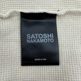 Satoshi Nakamoto Logo Studded Thermal Dirty White