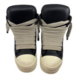 Rick Owens DRKSHDW Hollywood Jumbo Lace High Peached Lambskin Black Milk