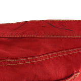 Chrome Hearts 16 Patch Jeans Red