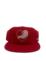 Chrome Hearts Love You Fitted Hat Red