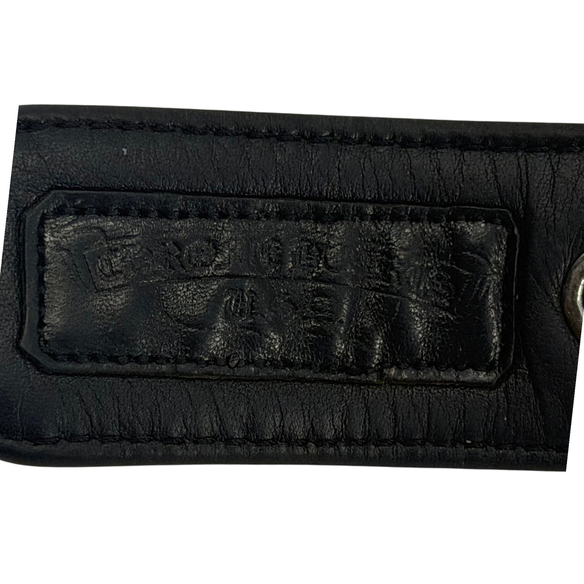 Chrome Hearts Loaded Grommet Belt Strap Black