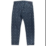 Louis Vuitton Kim Jones Monogram Denim Jeans Blue