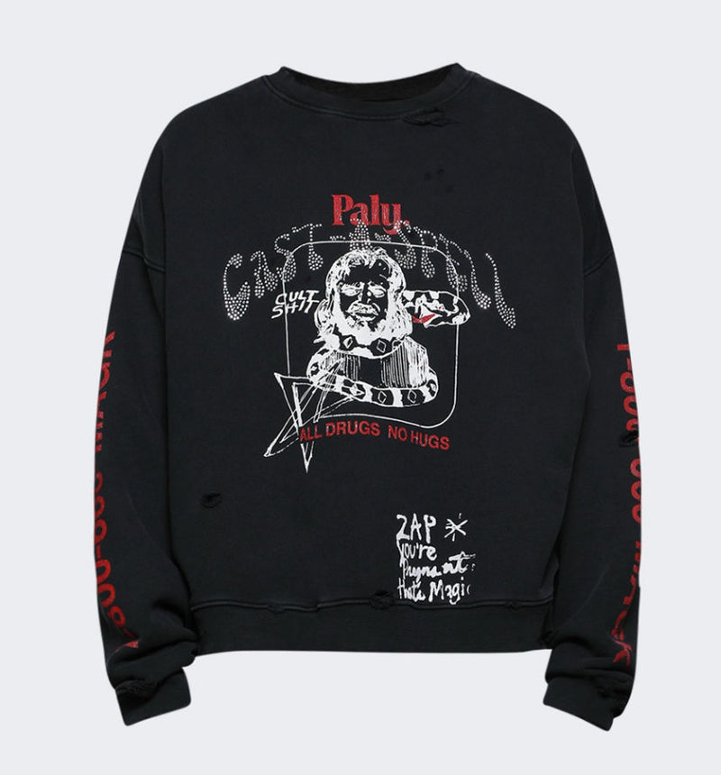 Paly Cast A Spell Crewneck Sweater Navy