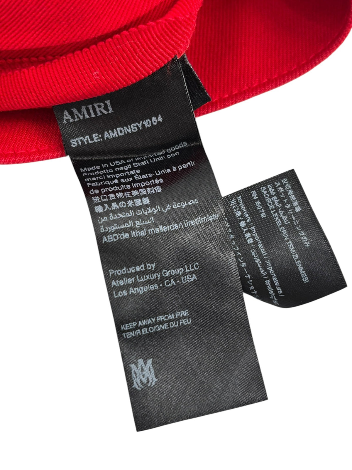 Amiri MX1 Ribbed All Red Jeans