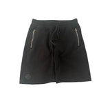 Chrome Hearts Cross Patched Vertical Logo Sweat Shorts Black
