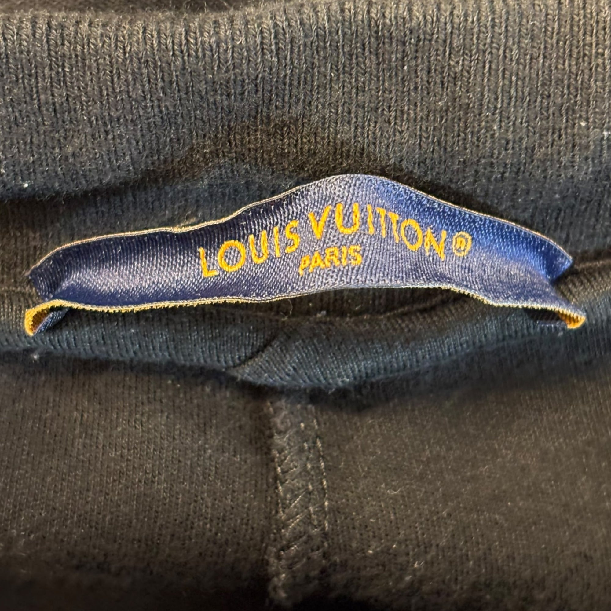 Louis Vuitton Embroidered Jersey Shorts Black
