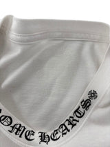 Chrome Hearts Neck Letters Logo T-shirt White