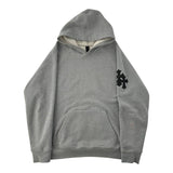 Chrome Hearts Paper Jam Cross Hoodie Grey