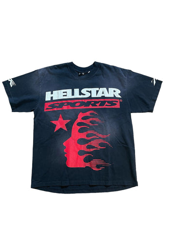 Hellstar Sports Logo Tee "Black/Red"