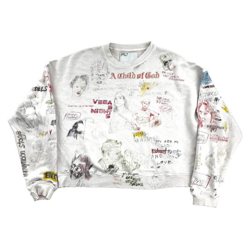 Paly Good Times Sweatshirt White - Lightly Worn