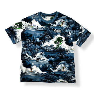 Louis Vuitton Blue Surf Print T-Shirt - Lightly Worn