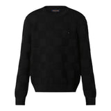 Louis Vuitton Damier Stitch Crewneck Black