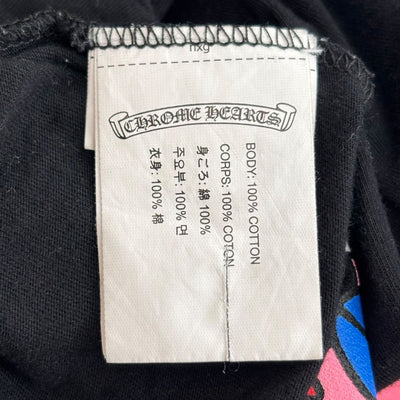 Chrome Hearts Multi Color Cross Cemetery L/S T-shirt Black - Lightly Worn