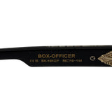 Chrome Hearts Box Officer Glasses Black Gold