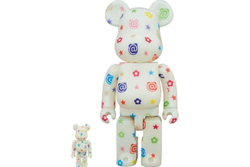 Glow In Dark Muticolor 400% & 100% Bearbrick