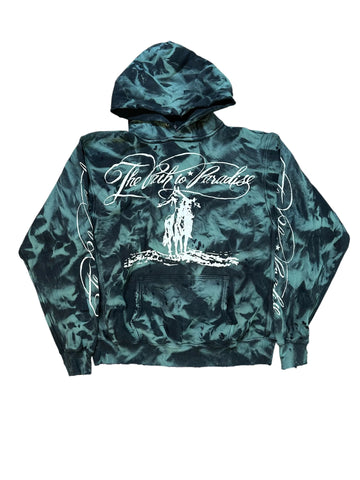 Hellstar Path To Paradise Tie Dye Hoodie "Green"