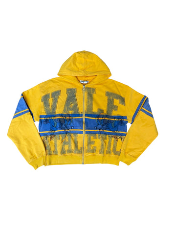 Vale Zip Up Hoodie "Yellow"