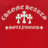 Chrome Hearts King Taco Quarter Zip Red