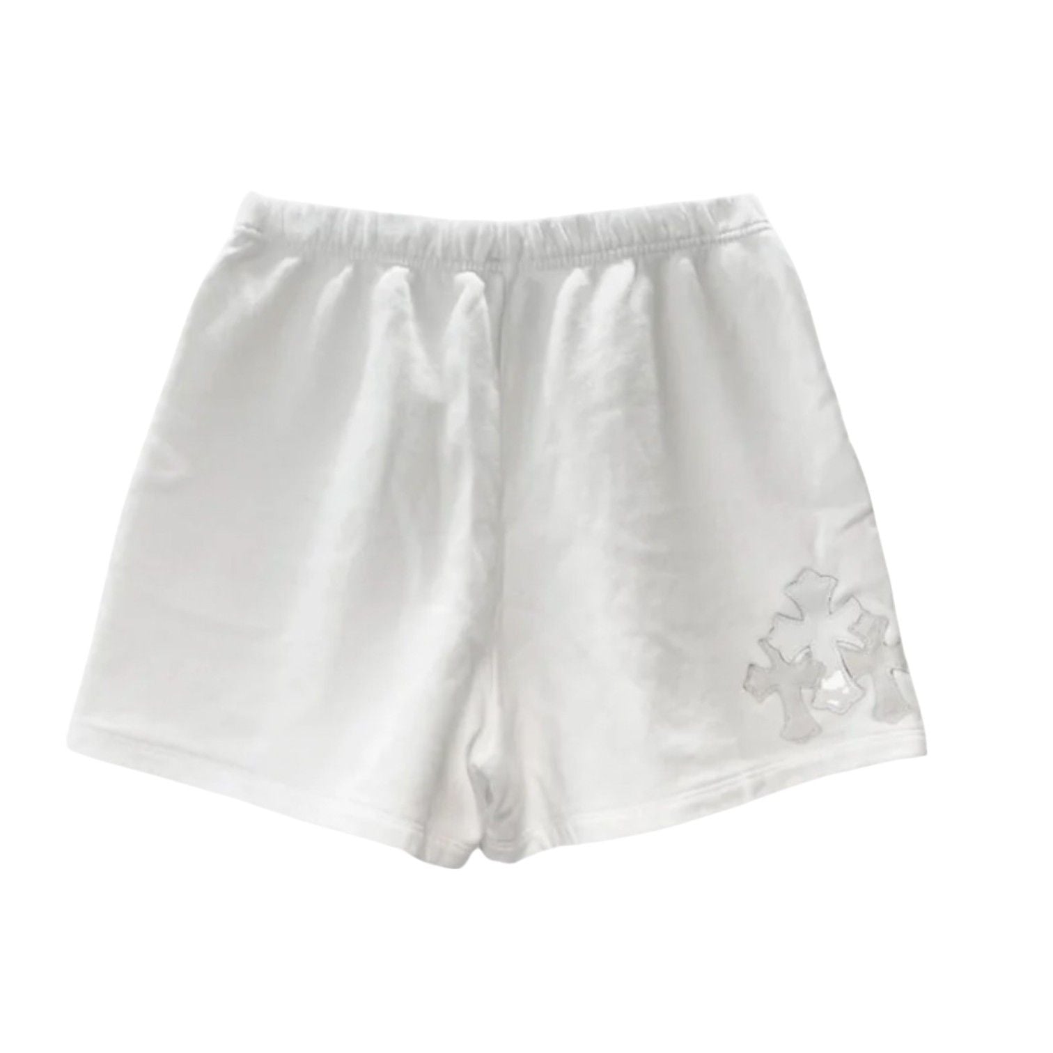 Chrome Hearts Patched Sweatshorts "White" - Lightly Worn