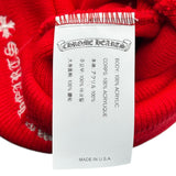 Chrome Hearts CH Logo Beanie Red